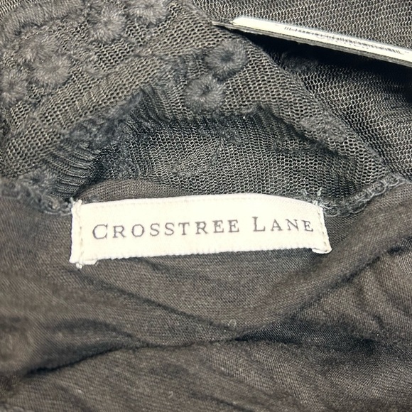 Crosstree Black Shawl Scarf OS Wrap Lacey Arm Holes Whimigoth Dark Romantic - Picture 10 of 12